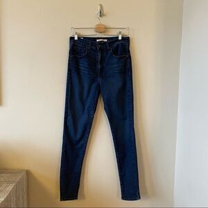 Levi’s-Mile High Super Skinny Dark Wash (Size:30)